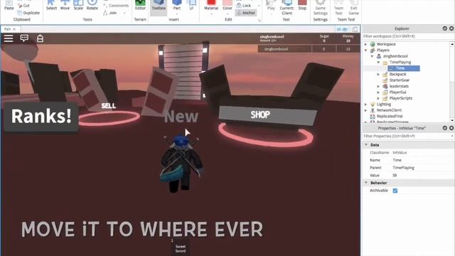 ПРОДОЛЖАЕМ СОЗДАВАТЬ СИМУЛЯТОР КОНФЕТ - (ROBLOX FOMPI) смотреть онлайн