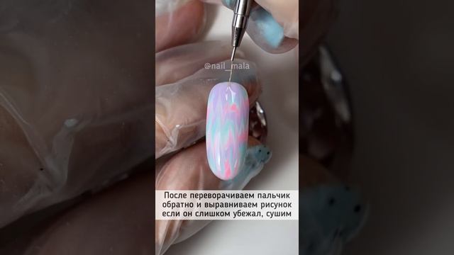 МК ногти ▪️ Эффект бензинового пятна