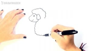 How to draw a Sheep Step by Step | Easy drawings for Kids