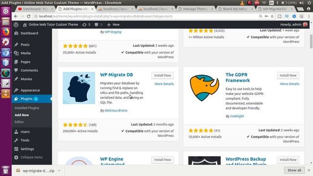Wordpress Database Migration from One Setup to Another by using Wp Migrate Db Plugin