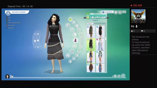 Create a Sim: Bellatrix Lestrange смотреть онлайн