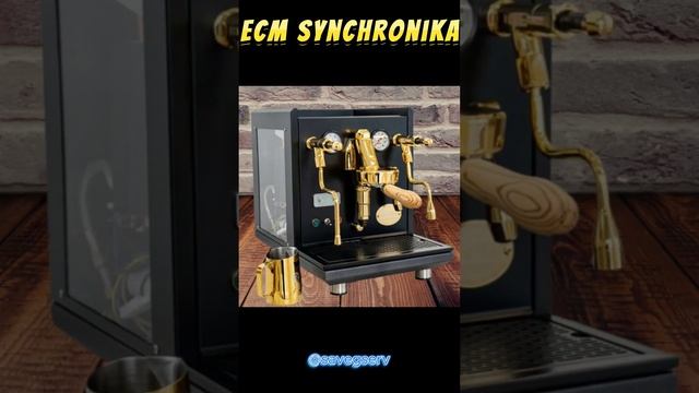 Coffee machine with 24 carat gold. Part 2