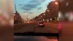 Полиция проверяет видео с гонками на Кутузовском проспекте