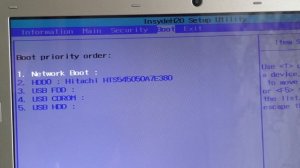 Как включить Network Boot в биосе на ноутбуке Acer