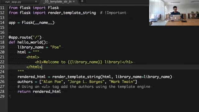 Step 03 - Working with Flask/Jinja Templates