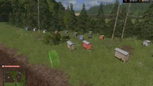 FS17 ● Карта: Lone Oak Farm ● Часть 19 - Купили 40 ульев. Пассивный доход.