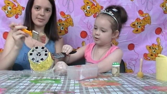 Украшаем горшок для цветов своими руками! Decorate the flower pot