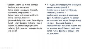 Польский язык. Уровень А1 Урок 3 Польский для начинающих. Польские диалоги и тексты с переводом.