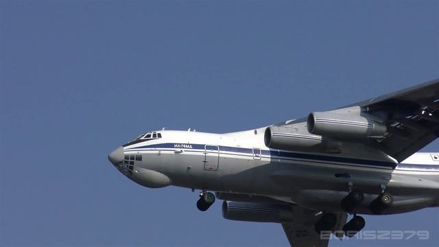 Ilyushin IL-76 (RA-78842) landing at Ferihegy смотреть онлайн