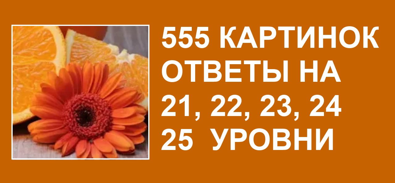 Ответы на игру 555 картинок 1 уровень