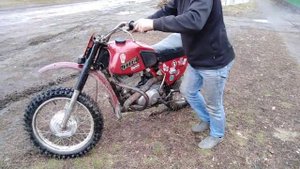 Иж п5 эндуро, с прямотоком.