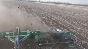 Каток-измельчитель ПТ-6 первый выезд 12.04.18г