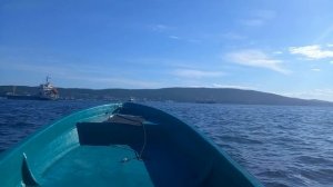 продолжение по воде на катере с братом