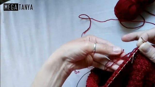 Как при вязании подсоединить хлопковую нить от нового клубка