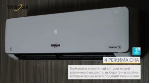 Настенные сплит системы Whirlpool с технологией 6th Sence