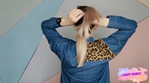 Видео. Прическа красивый необычный хвост за 1 минуту