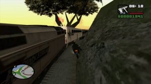 GTA San Andreas - Прохождение - Миссия 014 - Биг Смоук - Не по ту сторону рельс (без комментариев)