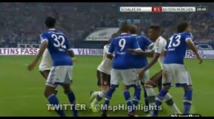 Schalke vs Bayern 0:1 Schweinsteiger