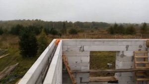 Как я делал #армопояс и #мауэлрат на доме из пеноблоков