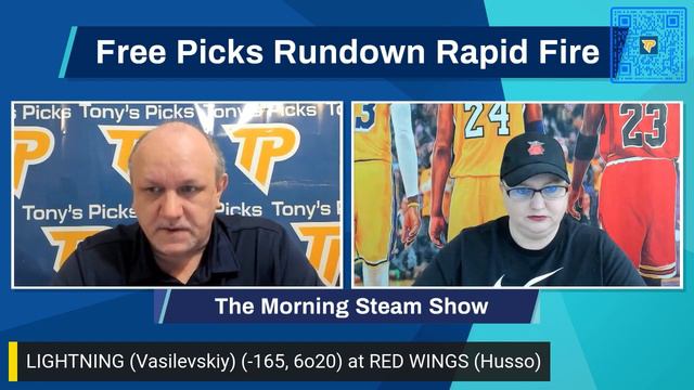 Tampa Bay Lightning vs Detroit Red Wings 2/25/2023 FREE NHL Picks and Trends on Morning Steam Show