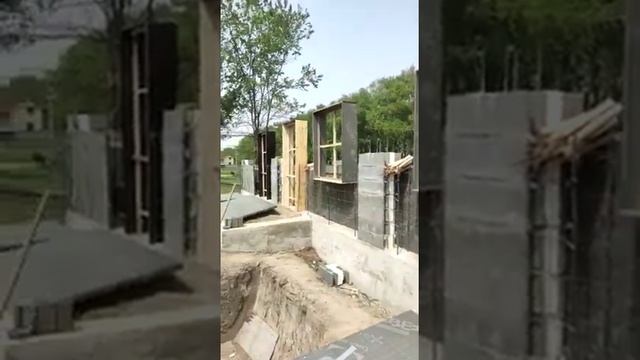 Строительство стен таунхауса IDEAL на 4 семьи в Алматы от застройщика IDEAL SYSTEM