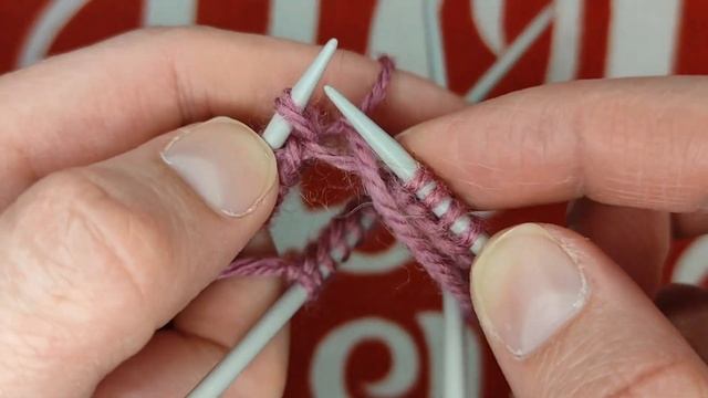 Набор петель по кругу при чулочном вязании спицами / Фабричный край изделия смотреть онлайн