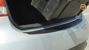 Накладка на задний бампер Nissan Almera 2014-н.в. 