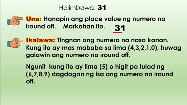 Q1- Pag round off ng nga bilang sa pinakamalapit na Tens,Hundreds at Thousands смотреть онлайн