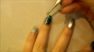 Easy Christmas (New Year) Tree Nail Art/ Легкий Новогодний Маникюр- Елка