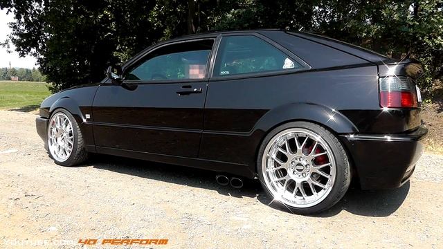 VW Corrado VR6 Sidepipes - Sound & Accelerations & Onboard
