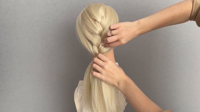BUN WITH BRAID/HOLIDAY HAIRSTYLE смотреть онлайн