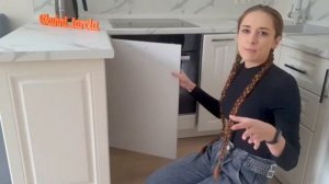 Кухня-гостиная с полуостровом. Смотреть обзор.