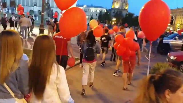 Прямая трансляция Киев # 17 Шар и Я . Партия Шария. Майдан Независимости.