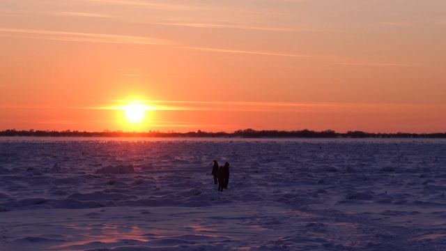 Прогулки по Хабаровску. Закат над Амуром.  Walking in Khabarovsk. Sunset over the Amur River.