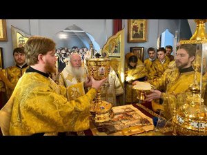 Богослужение в 70 летие Митрополита Улан Удэнского и Бурятского Иосифа