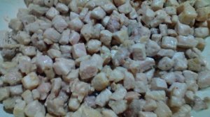 Мясной салат Огонек