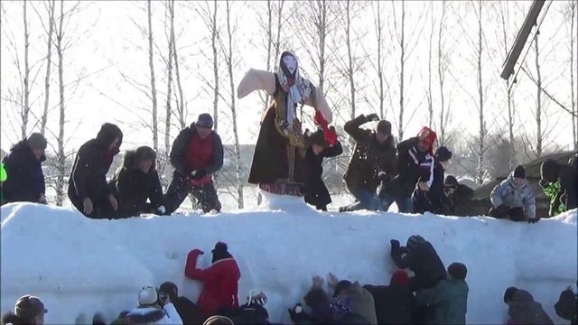 Русские кулачные бои. Народные традиции!