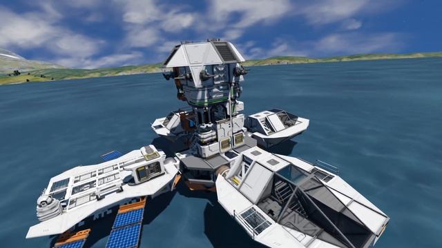 Space Engineers ОБЗОР FRONTIER Scientific Research Exploration System смотреть онлайн