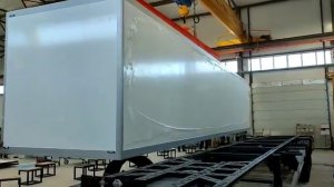 Установка фургона на раму шасси полуприцепа?️?️?