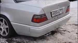 Mercedes w124 E500 Волчок рычит
