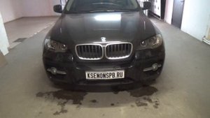 BMW X6 E71 ремонт фар с заменой стёкол + покраска фар изнутри