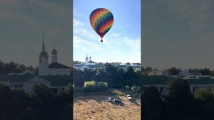 Полёт на воздушном шаре над Суздалем