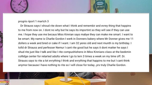 Цветы для Элджернона | Обзор книги Дэниела Киза от преподавателей английского языка и литературы смотреть онлайн