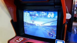 Rave Racer Racing Arcade Game Gameplay (1995) | Namco System 22 Cabinet