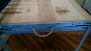 Как сделать туристический столик для пикника и путешествий часть 2