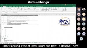 Financial Modeling Series - Error Handling : Type of Excel Errors and How to Resolve them