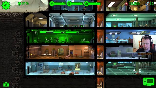 Fallout Shelter - часть 17 - Хитрость против когтей смерти [Режим Выживание]