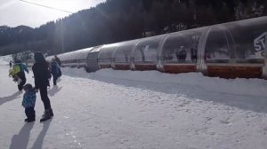 Горно лыжный/ курорт отель Акбулак/Учим сына стоять на лыжах/Казахстан /Ак Булак/Талгар/Алматы