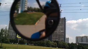 Зеркало заднего вида на велосипедный шлем