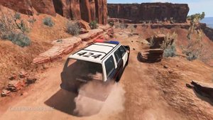 Crazy Police Chases #110 - BeamNG Drive Crashes